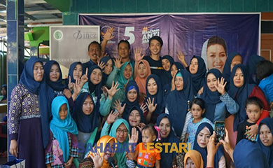 Raeshard Meriahkan Program Cantik Soleha Sahabat Lestari