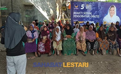 Pengobatan Gratis Sahabat Lestari Ringankan Beban Ekonomi Warga