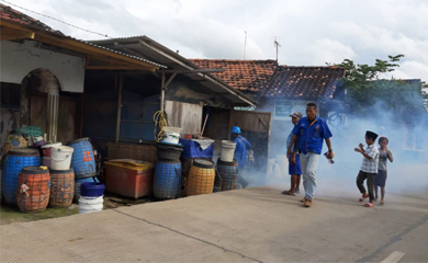 Duta Sahabat Lestari, Eddies Adellia Pantau Fogging dan Kunjungi Pasar Ikan Kedung Malang