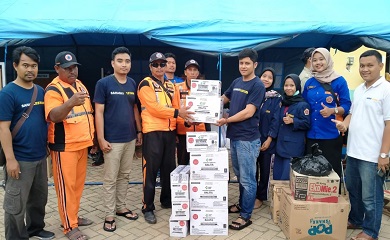 Sahabat Lestari Beri Bantuan Korban Banjir Demak