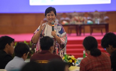 Ada yang Unik dalam Sosialisasi Empat Pilar Bersama Lestari Moerdijat